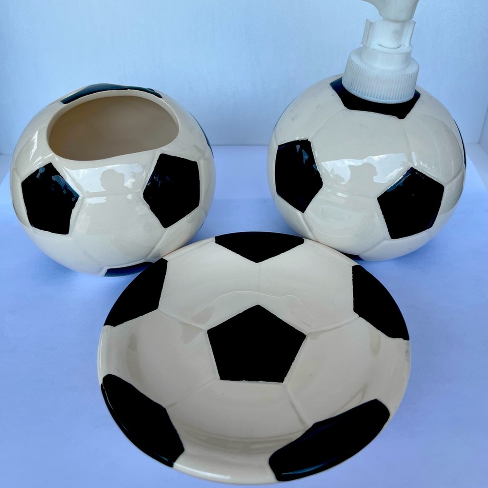 Soccer Bathroom Glass Set!!!